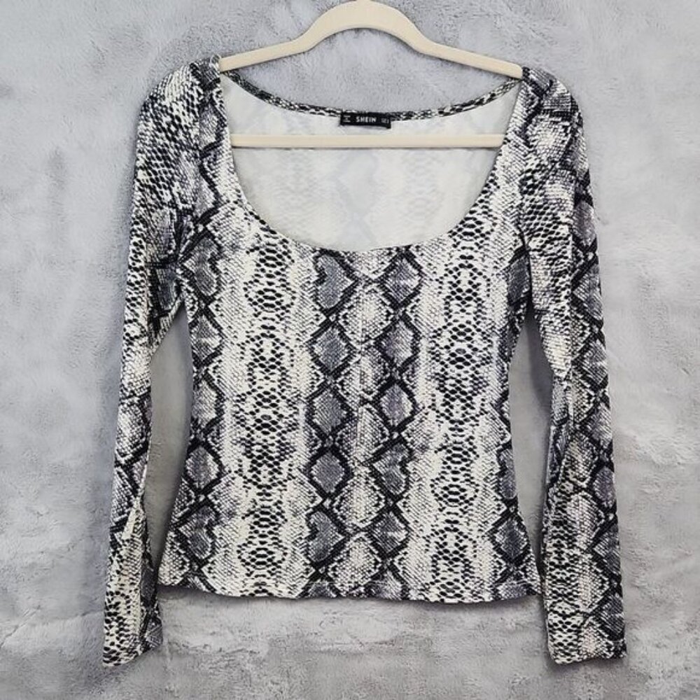 SHEIN snake print top